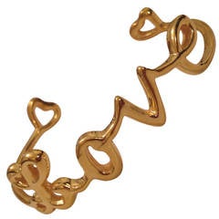 Script Love Bangle Bracelet 10