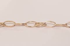 Yellow Gold Double Marquise Link Bracelet