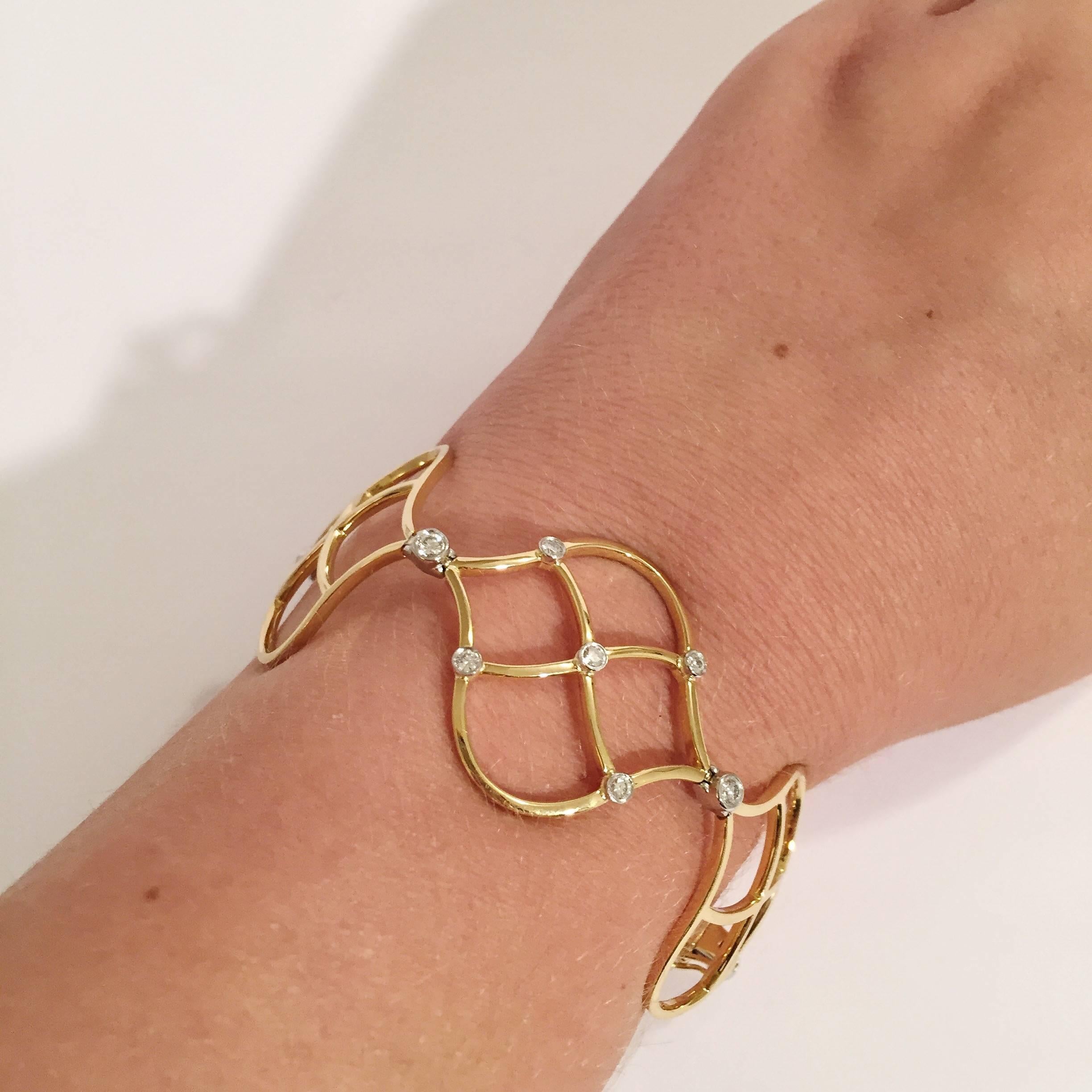 woven gold bracelets