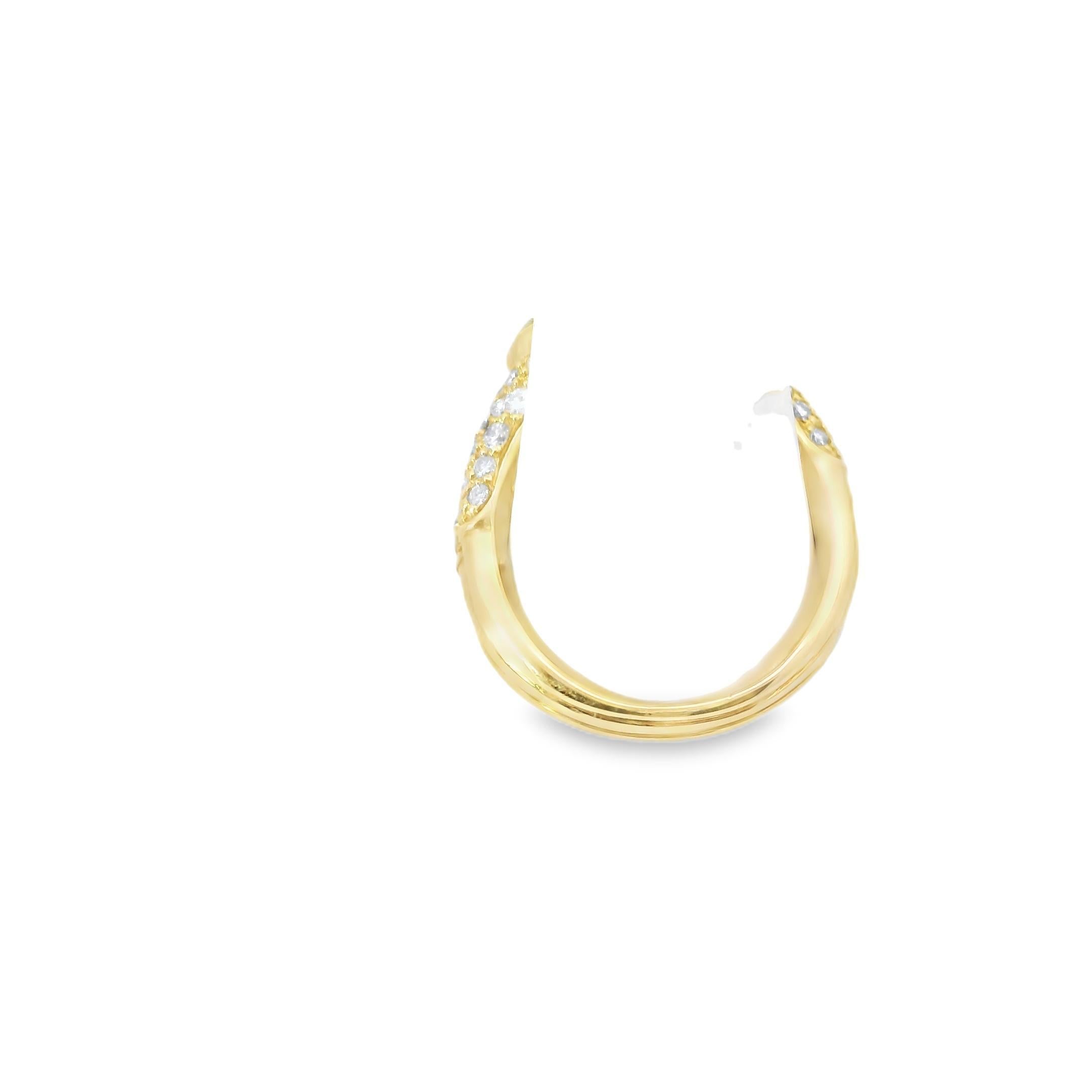 18K Cartier Diamant Rubin Smaragd Saphir Ring (Brillantschliff) im Angebot