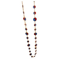 Collier à maillons en émail italien vintage, 1970