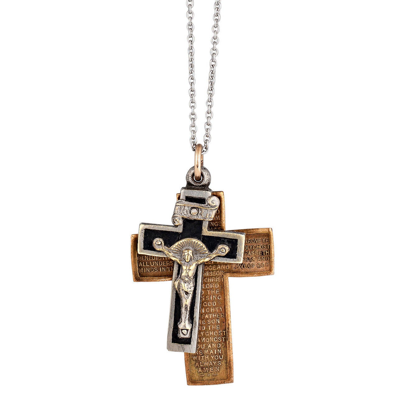 Duchess of Windsor Metal Pendant Crosses at 1stdibs