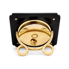 Cartier Important Art Deco Onyx Diamond Desk Clock