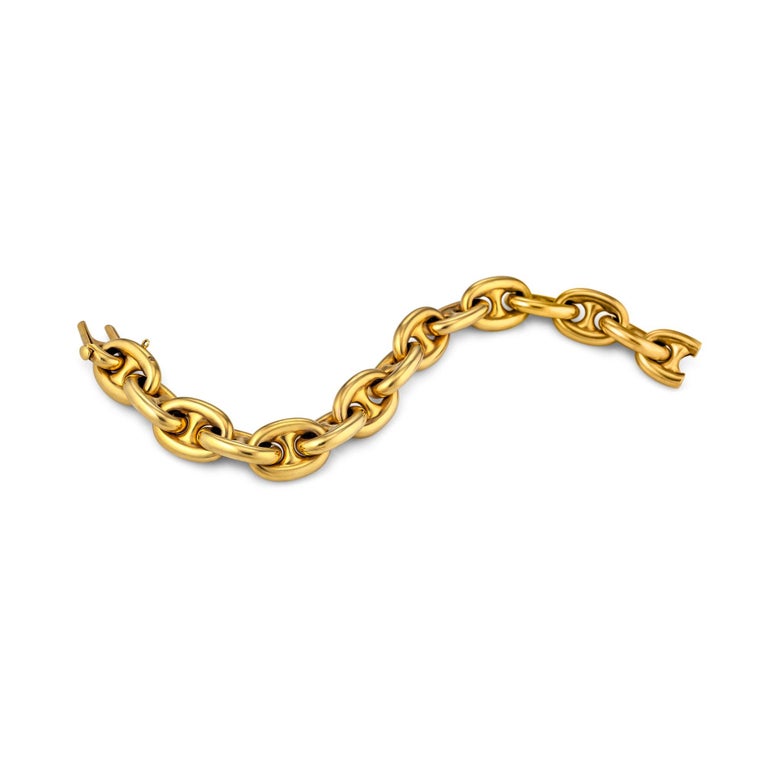 Victorian Gold Nautical Link Bracelet at 1stDibs