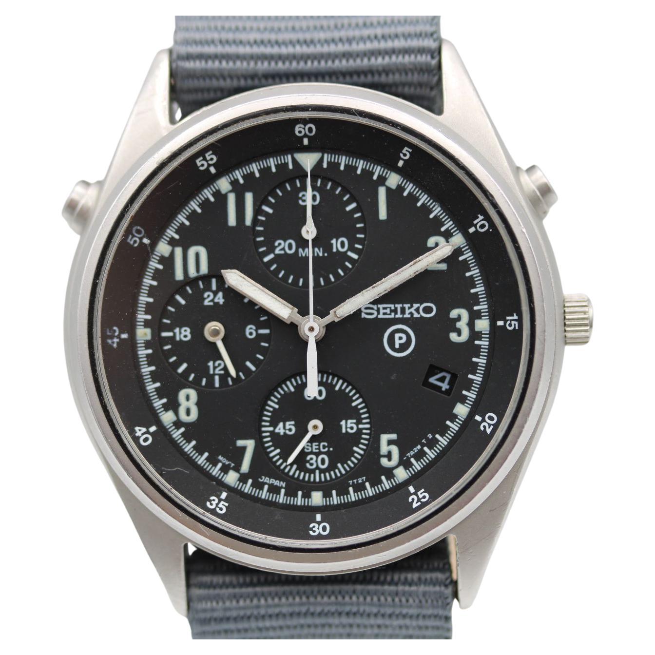 Seiko Generation 2 – 7T27-7A20 British Military  unmarked