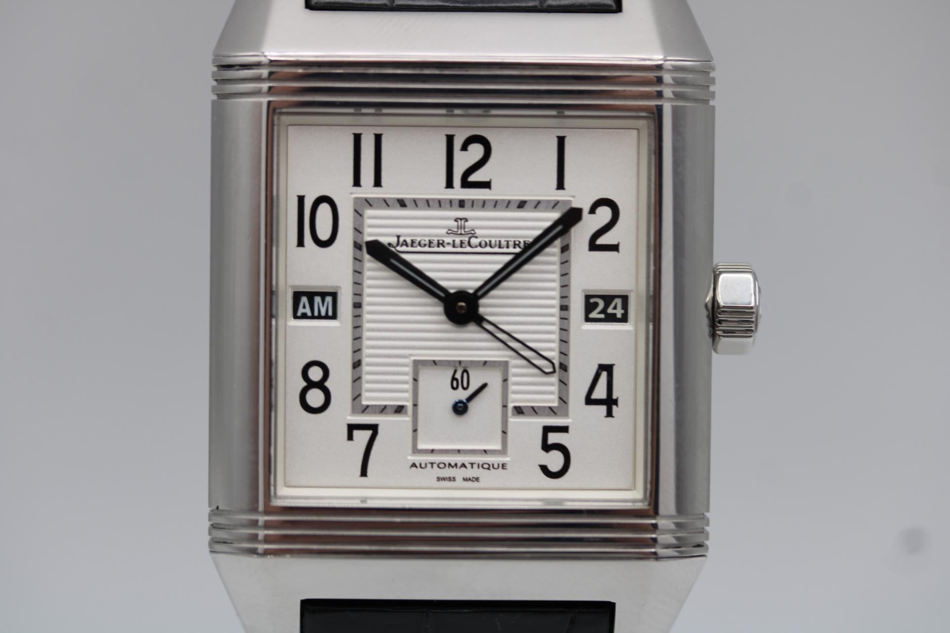 Uomo Jaeger-LeCoultre Reverso Squadra Hometime Ref. 230.8.77 in vendita