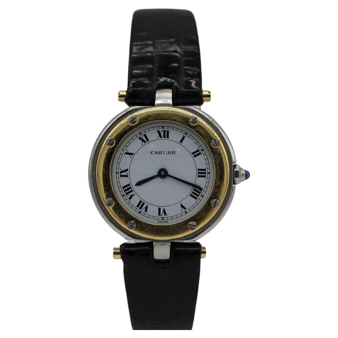 Cartier Santos - Ref. 8191 - Cassa rotonda - Quarzo in vendita