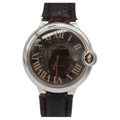 Cartier Ballon Bleu 42mm 3001 – Chocolate Guilloché Dial – Automatic – 42mm