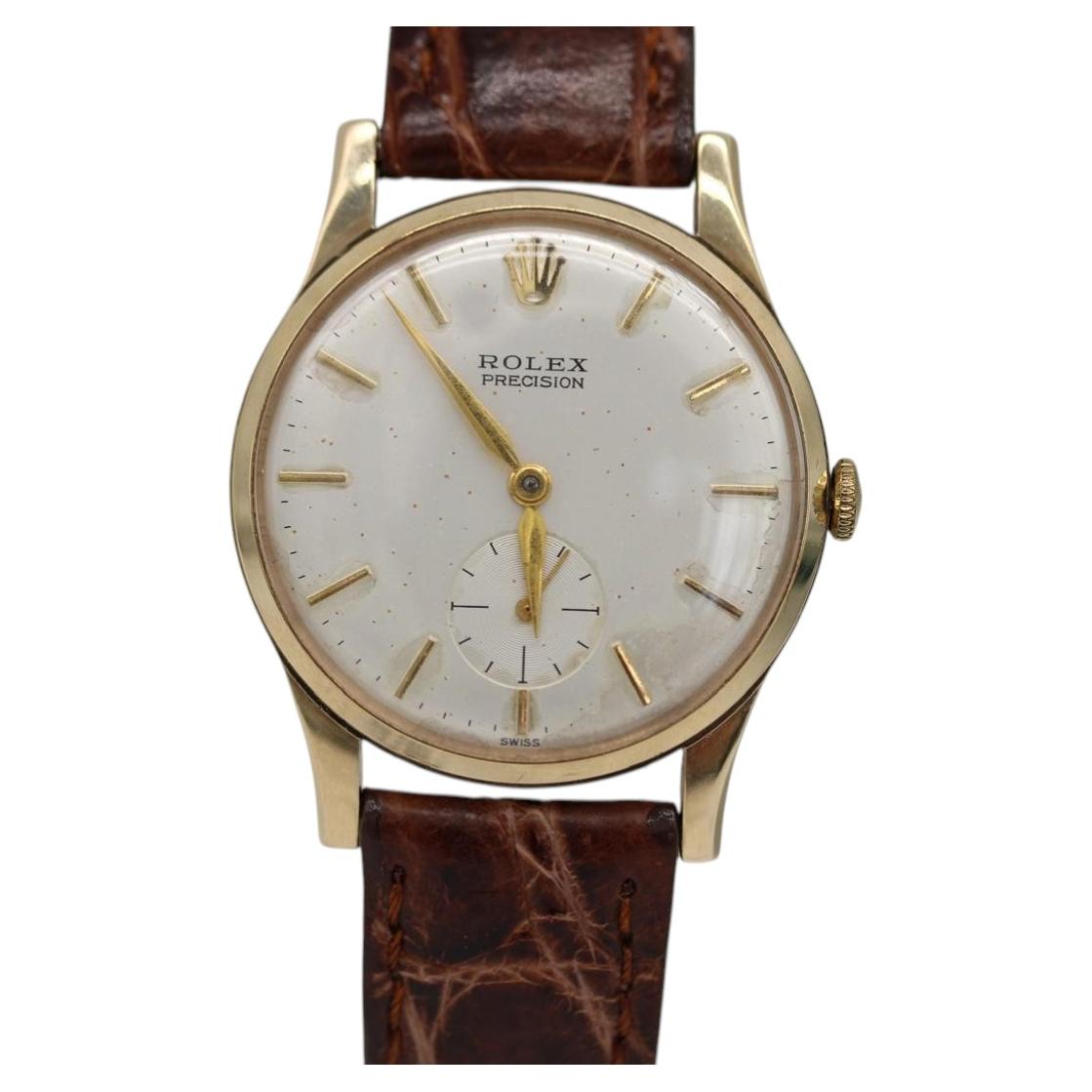 Pre-owned Rolex Precision � 9ct Gold � 32mm � Cal. 1200 � Vintage C1955 In Multiple
