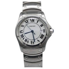 Cartier Santos Ronde 1561/1 – 30mm x 35mm – Quartz – Stainless Steel – Papers