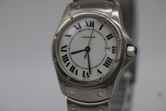 Cartier Santos Ronde 1561/1 – 30mm x 35mm – Quartz – Stainless Steel – Papers