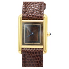 Cartier Must de Cartier Tank – Vermeil – Trilogy Dial – 20mm x 28mm