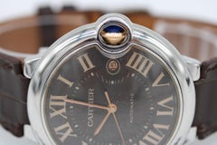 Cartier Ballon Bleu 42mm 3001 – Chocolate Guilloché Dial – Automatic – 42mm