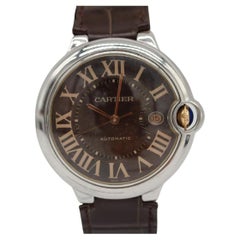 Cartier Ballon Bleu 42mm 3001 – Chocolate Guilloché Dial – Automatic – 42mm
