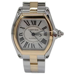 Cartier Roadster W62031Y4 / 2910 – Full Set – 2006 – Steel & Gold