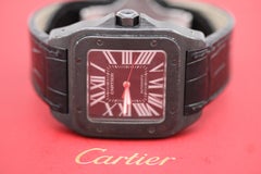 Cartier Santos 100 Carbon WSSA0006 / 3774 – DLC Coated – Automatic – Presentatio