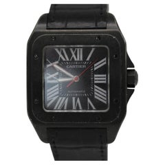 Cartier Santos 100 Carbon WSSA0006 / 3774 – DLC Coated – Automatic – Presentatio