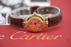 Cartier Must de Cartier Colisée 590002  Gold-Plated over Silver 24mm serviced
