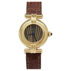 Must de Cartier Colisée 590002 Placcato in oro su argento, 24 mm, revisionato