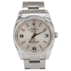 Rolex Air‑King 114200 – Pink Accents Dial – Full Set – 34mm – 2010