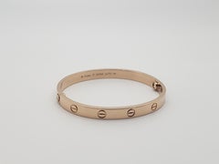 Original Cartier Love Armband aus 18 Karat Roségold