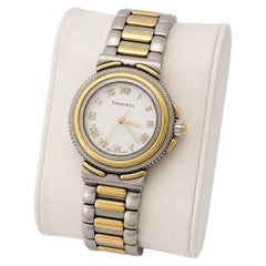 Tiffany & Co. Intaglio L0822 28mm Two-Tone 18K YellowGold Stainless Steel Watch