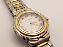 Tiffany & Co. Intaglio L0822 28mm Two-Tone 18K YellowGold Stainless Steel Watch