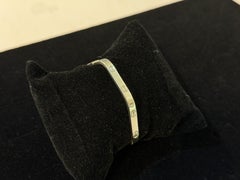Pulsera rígida hexagonal vintage de plata de ley de Taxco, México
