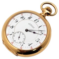 Antique L. Audemars Brassus & Geneva 18K Yellow Gold Hunter Case Pocket Watch