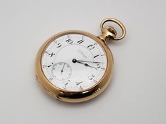 Antique L. Audemars Brassus & Geneva 18K Yellow Gold Hunter Case Pocket Watch