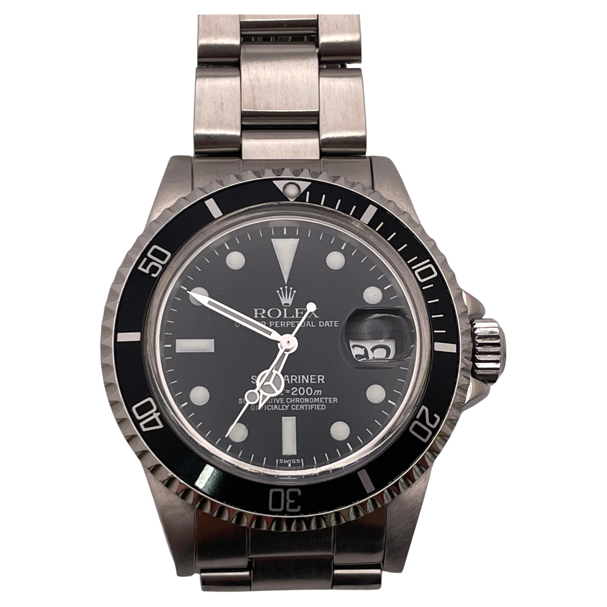 Rolex Submariner 1680 Black Vintage Stainless Steel