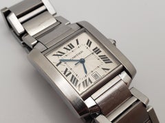 Cartier Tank Française 2302 28mm Automatic Stainless Steel Large Watch