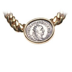 Bulgari Antique Roman Coin Necklace