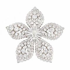 Superb Diamond Brooch/Pendant by Van Cleef & Arpels
