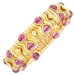 Bulgari Tourmaline Gold Bracelet