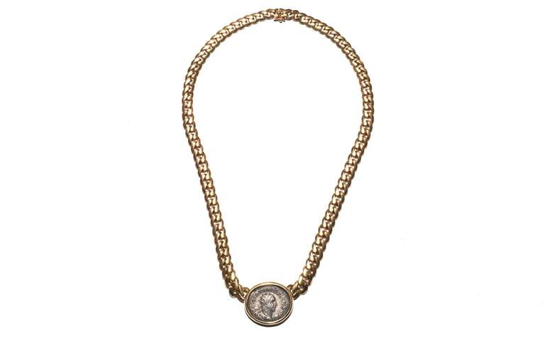 Bulgari Antique Roman Coin Necklace