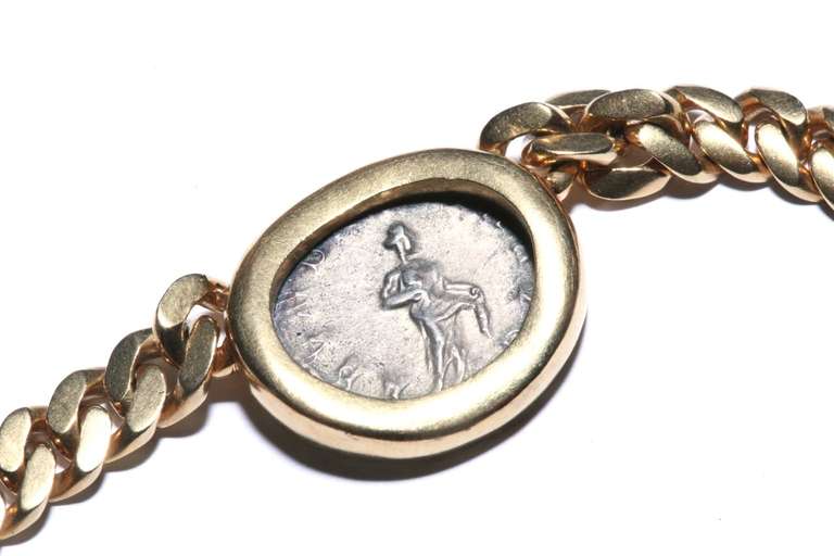 bulgari roman coin necklace