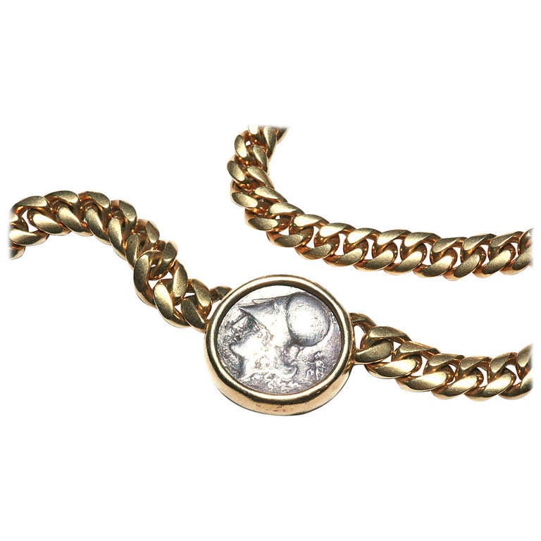 Bulgari Antique Roman Coin Necklace