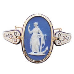 Viktorianisches Kamee-Armband aus Wedgwood