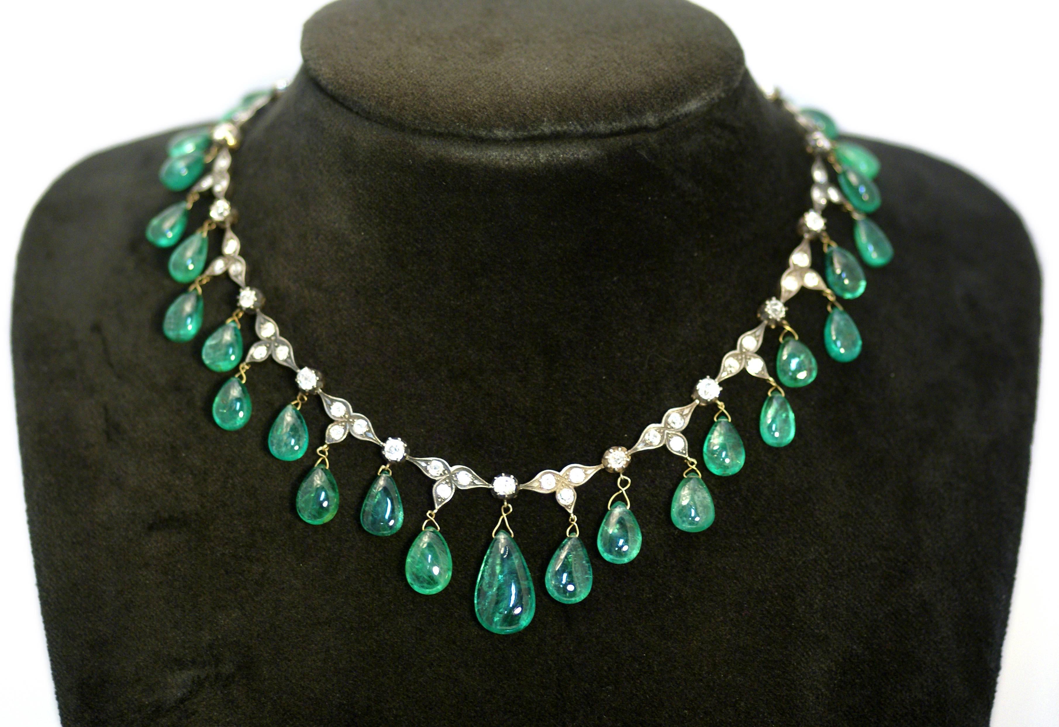 antique drop necklaces