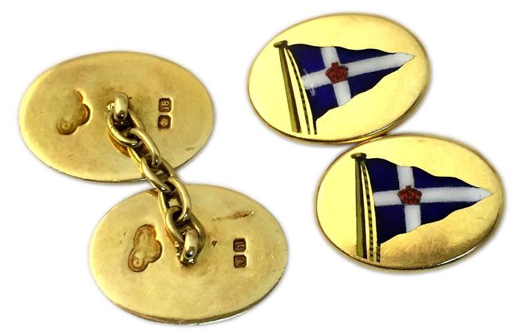 royal yacht squadron cufflinks