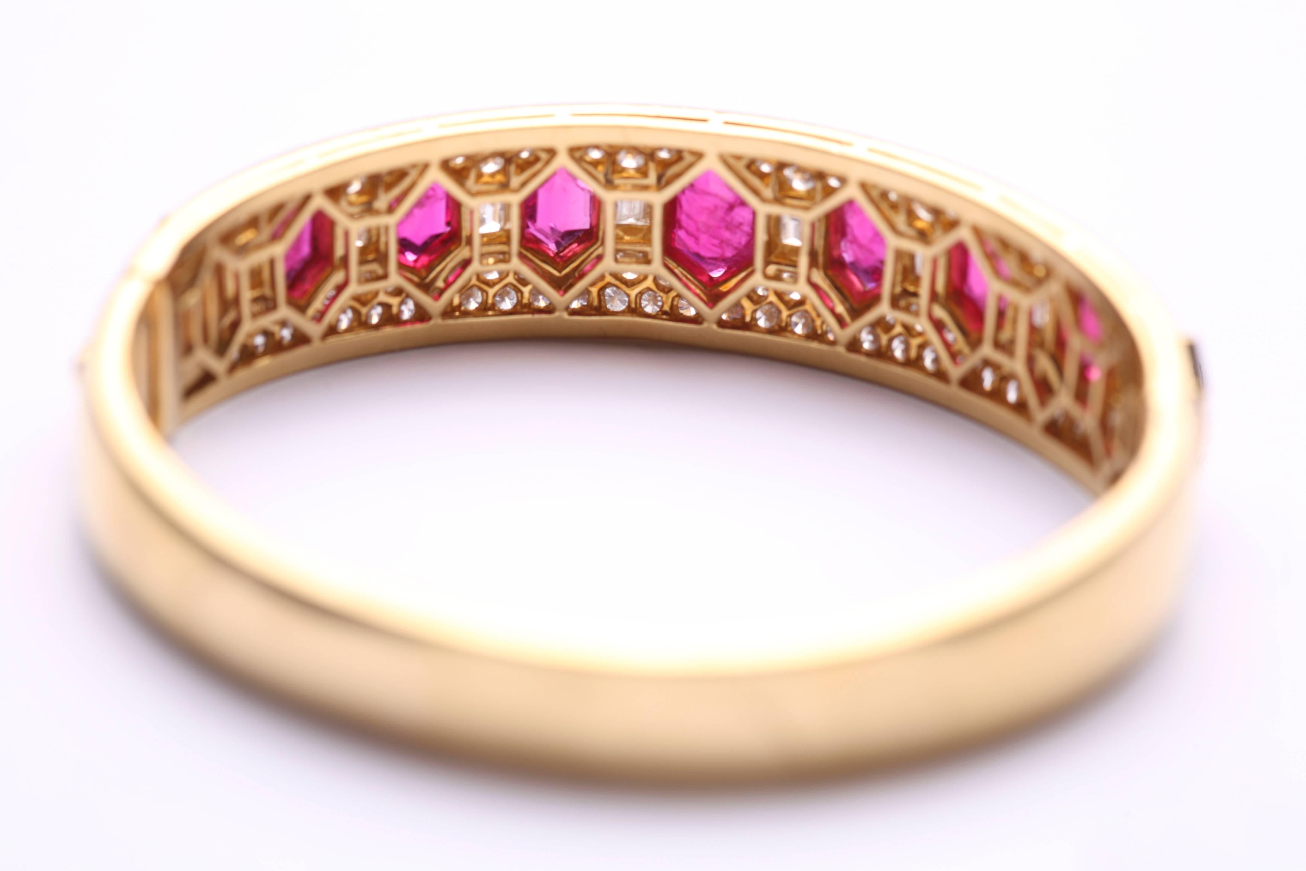 ruby bangle bracelet