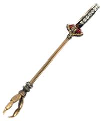 Antique Enamel Diamond Gold Gown-Holder Collection of King Farouk