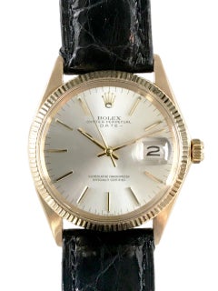 Fabulous Rolex Vintage 1967 Oyster Date Watch 18 Karat Gold