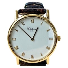 Montre Chopard LUC en or jaune 18 carats, modèle « Genève Classic », 18 rubis, à remontage manuel