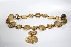 1970s Cartier Vermeil Jackie O Belt