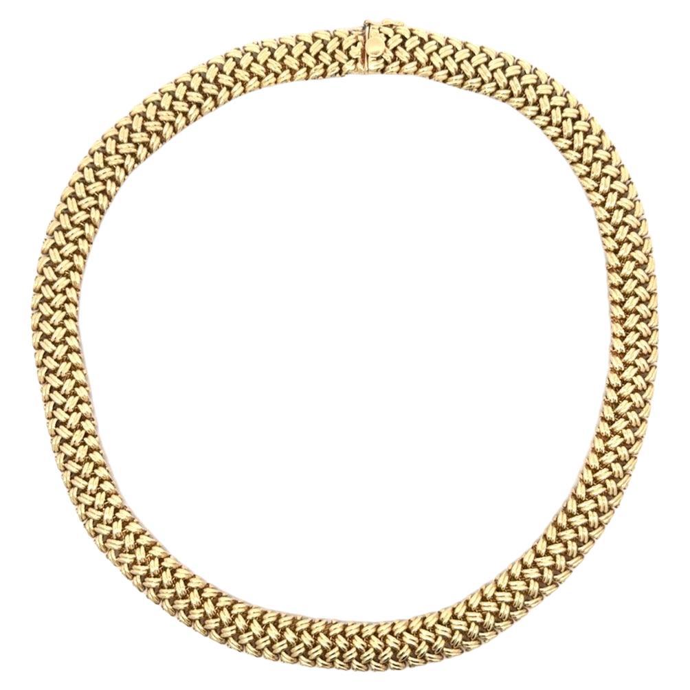 1960's 14K Gold Collar Necklace