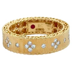 Roberto Coin Venetian Princess Diamond 18K Rose Gold Band