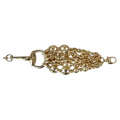 Gucci Vintage Multi-Strand Marina Horsebit 18K Gold Bracelet
