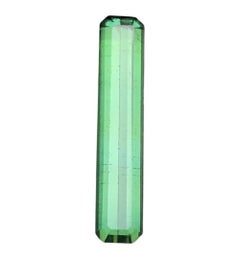 Rara gemma verde allungata taglio smeraldo di tormalina naturale sfusa, 5,15 Ct-Afg